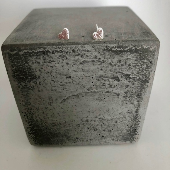 Jewelry - Silver Heart Stud Earrings